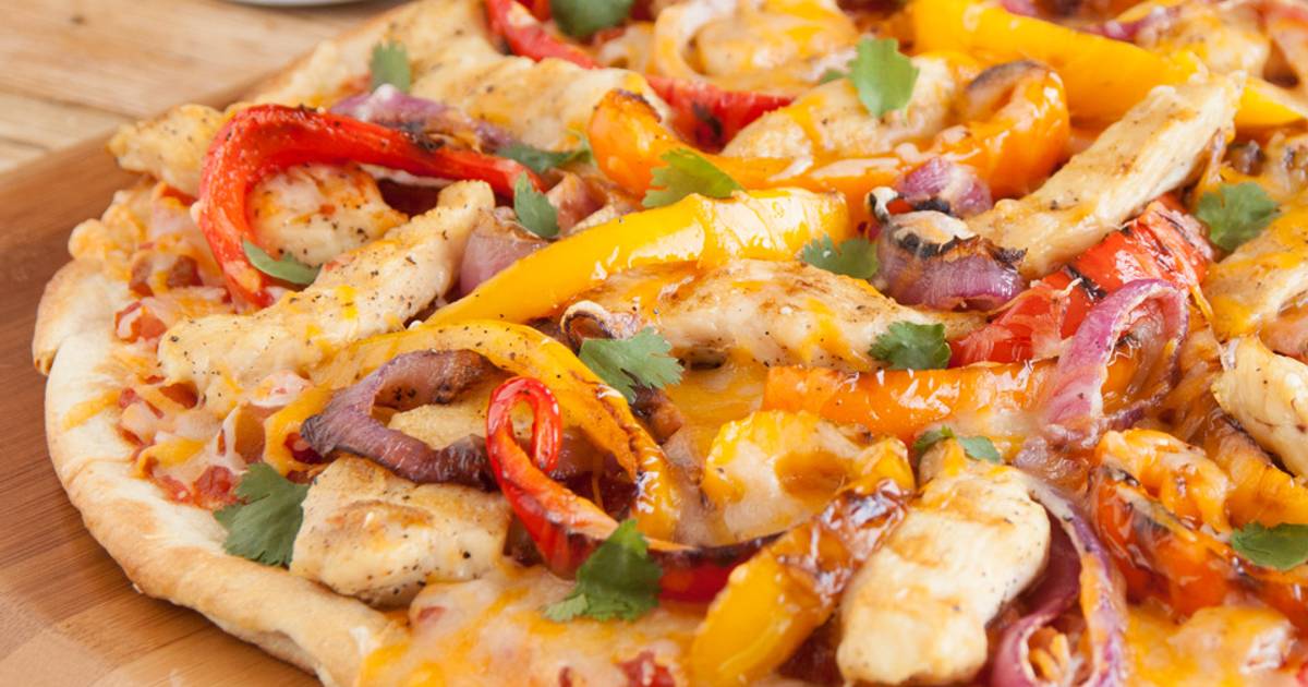 Grilled Chicken Fajita Pizza Recipe by cookinguy Cookpad