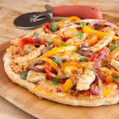 A picture of Grilled Chicken Fajita Pizza.