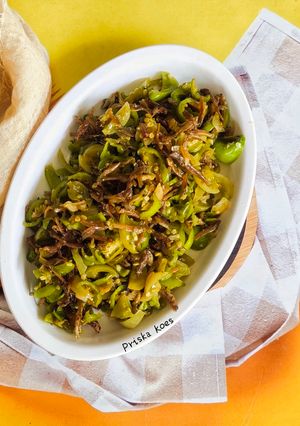 Foto resep Tumis Cabai Hijau Tomat Hijau dan Teri