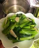 Cải ngọt luộc gừng