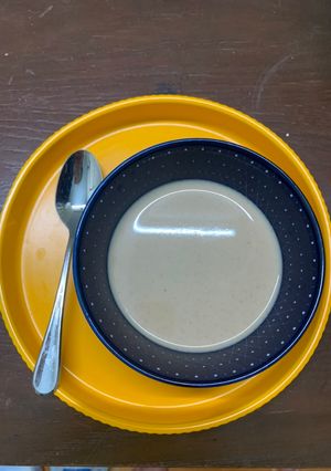 Hình của món Sữa chuối yến mạch hồ đào.