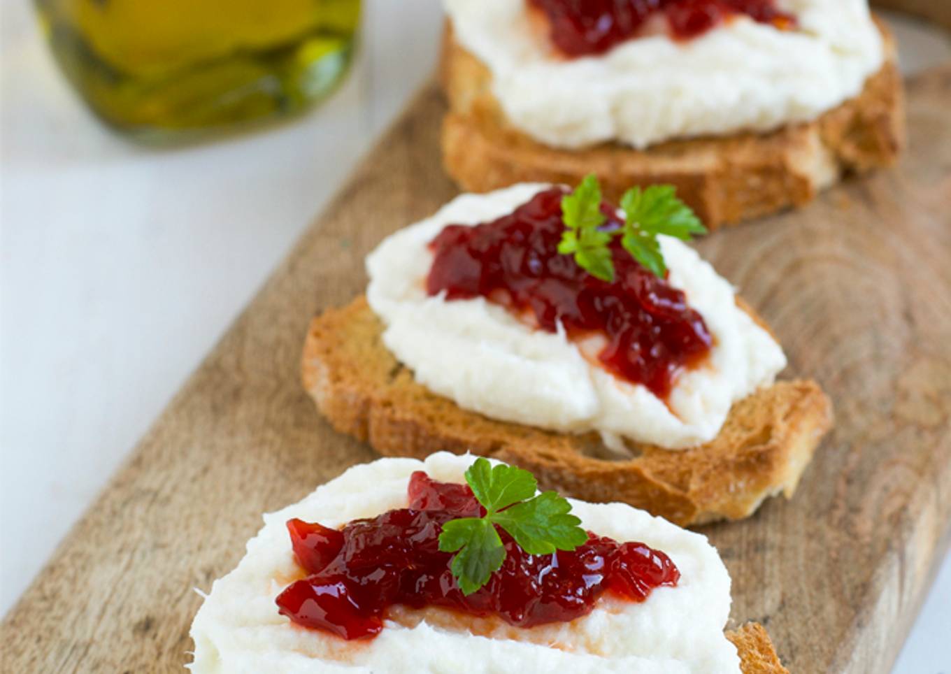 Brandada de bacalao con mermelada de piquillos