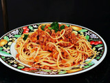 Spaghetti con salsa bolognesa 😁