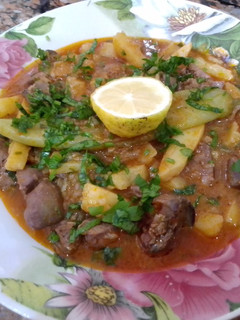صورة لوصفة مرقة كبدة وبطاطا