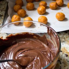 A picture of Sweet Potato Chocolate Truffles.