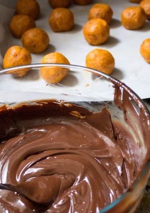 A picture of Sweet Potato Chocolate Truffles.