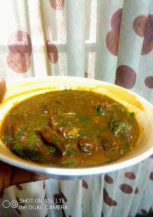 A picture of Jute(ewedu)ogbono Soup 2.