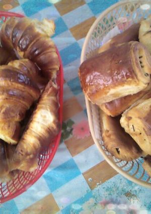 صورة لوصفة كرواسون وبان شوكولاته