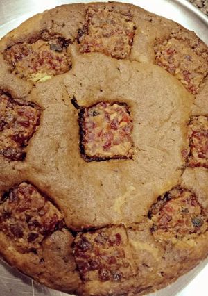A picture of Protein biscuit cake.