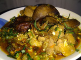 Fried okro soup