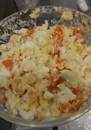 馬鈴薯蛋沙拉 的食譜成品照片