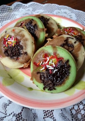 Foto resep Pukis dengan cetakan bingka