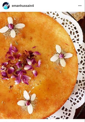 صورة لوصفة ‎بسبوسة المحشية بالقشطة😋 ‎
