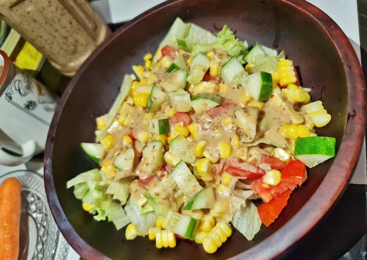 Bagaimana Membuat Rainbow salad Anti Gagal