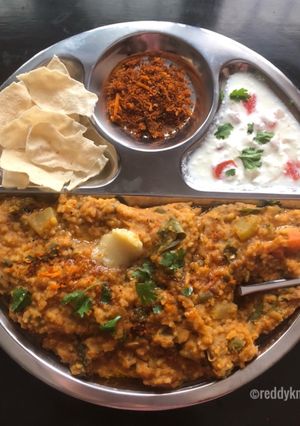 A picture of Heathy one-pot dish- Hot ‘and’ spicy Bisi Belle Bath.