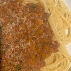 My “go to” bolognese A picture of My “go to” bolognese.