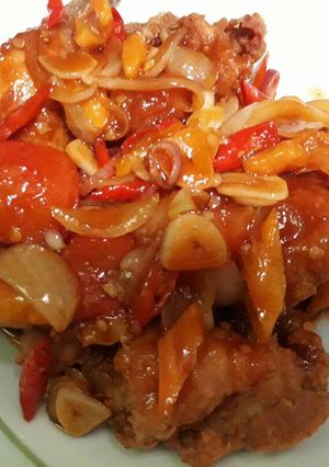 Foto resep Ayam saus asam manis pedas