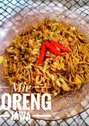Foto resep Mie Goreng Jawa Bumbu Simple