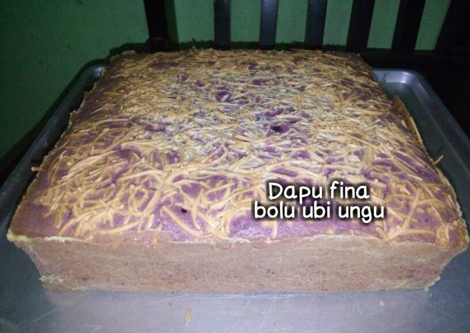 Resep Bolu ubi ungu/ketela ungu/boh kupila ungu Anti Gagal