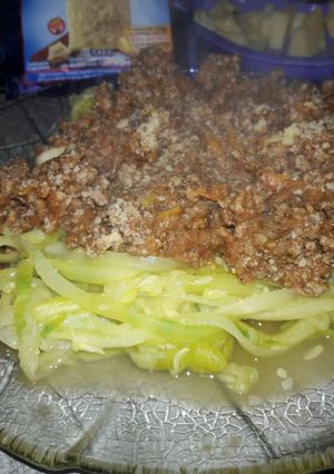 Una foto de Spaghetti de zucchini