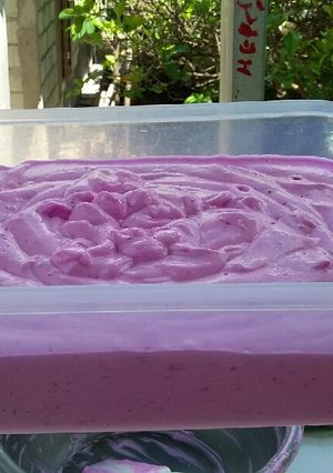 Foto resep Es Krim Homemade Buah Naga