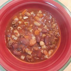 A picture of Pasta E Fagioli - Slow Cooker.