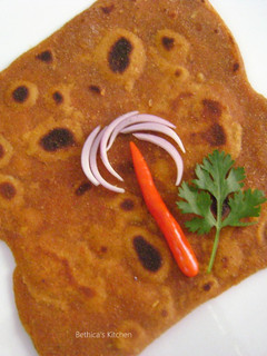 A picture of Tomato Paratha.