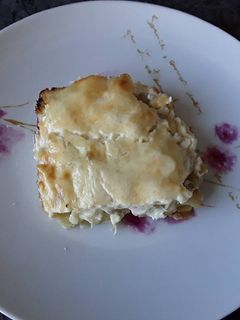 Una foto de Bacalao con nata