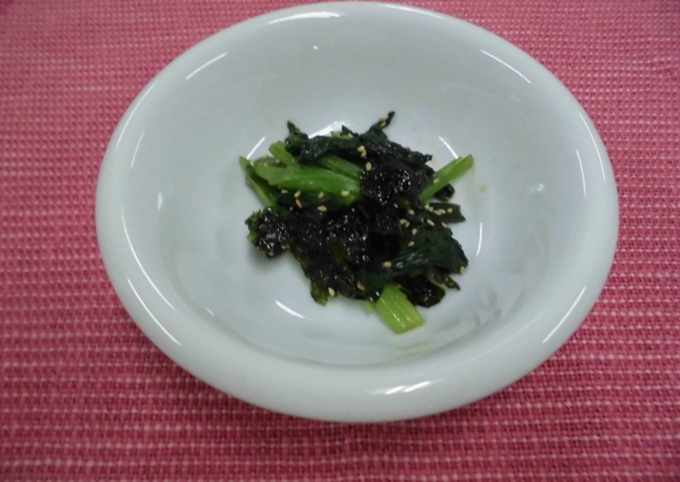 Komatsuna(Japanese mustard spinach) with Korean laver