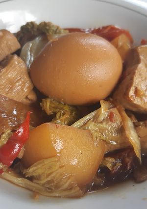 Foto resep Semur telur tahu enak