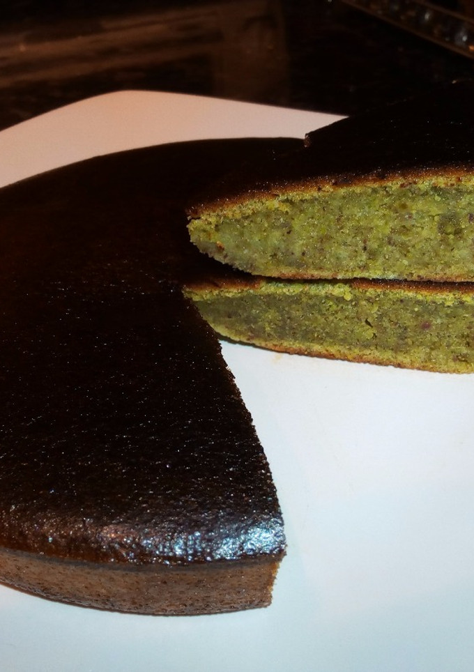 Una foto de Tarta de pistacho