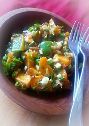 A picture of Kung Pao Potato.
