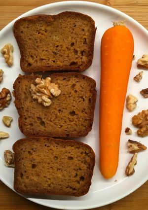 Une photo de Carrot cake vegan et sans gluten