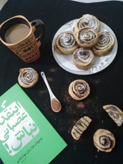 عکسی از دستور نان رول_دارچینی