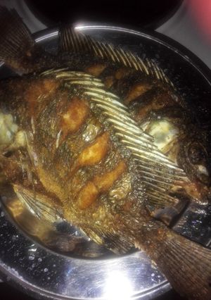A picture of Fried fish.