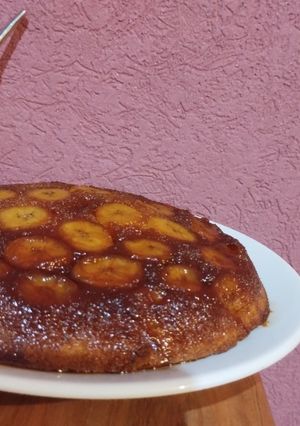 Una foto de Torta invertida de Banana