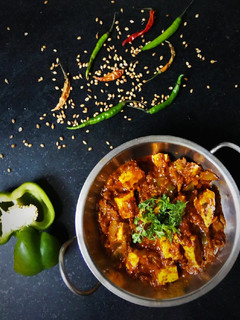A picture of Kadahi Paneer.