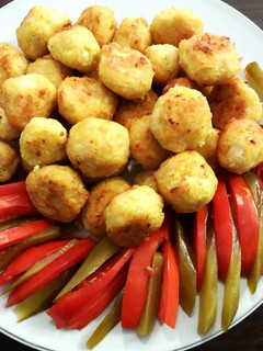عکسی از دستور قلقلی مرغ و سیب زمینی