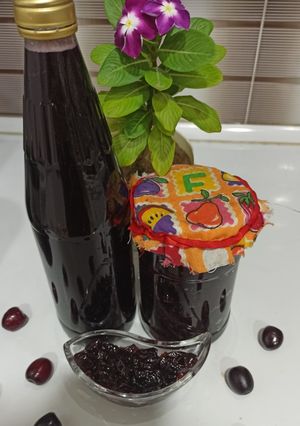 عکسی از دستور مربا و شربت گیلاس🍒