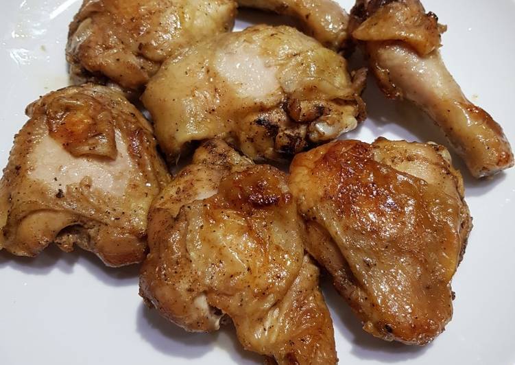 Resep Ayam Panggang Oven Super Mudah / Oven Baked Chicken Super Easy yang Enak Banget