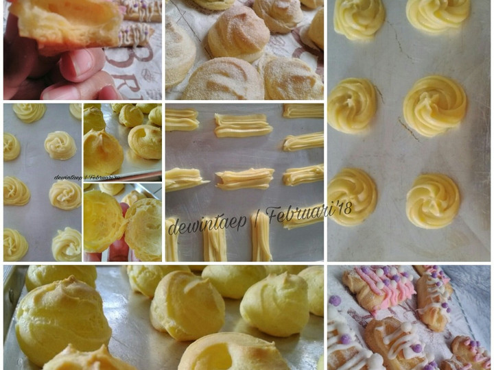 Cara Gampang Menyiapkan Mini Choux Pastry / Kue Soes Enak Dan Mudah