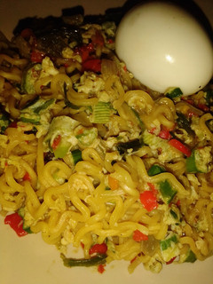 A picture of Special noodles with egg.