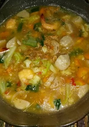 Foto resep Capcay kuah pedas