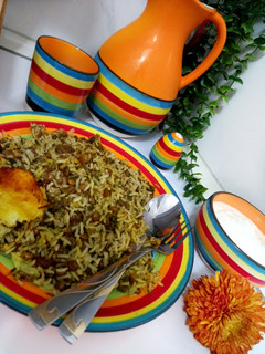 عکسی از دستور عدس پلو دشت مغان