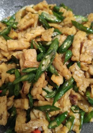 Foto resep Oseng Lombok Ijo Tempe Wonogiri