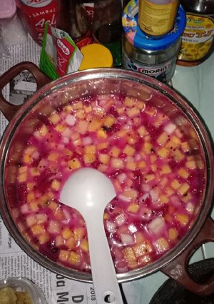 Foto resep Es buah sederhana