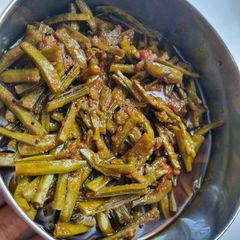 A picture of Masala Cluster beans (gawar)sabji.