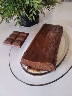 Una foto de Pudding de chocolate