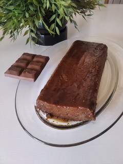 Una foto de Pudding de chocolate