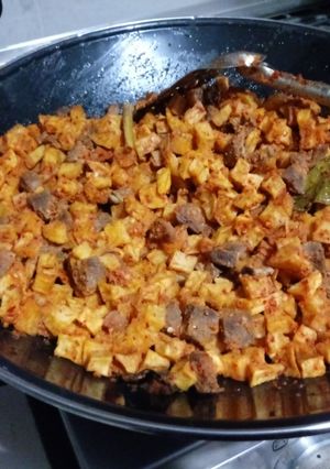Foto resep 31. Sambal Goreng Kentang Daging #BikinRamadanBerkesan